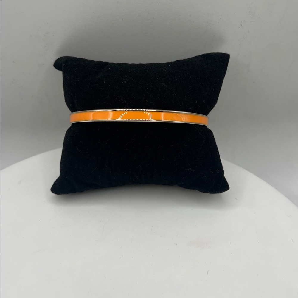 Express Gold and Orange Bangle Bracelet 7 1/2” 7.5 inches